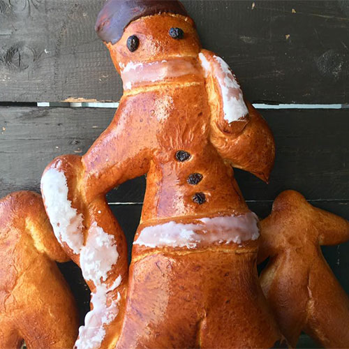 Les manalas: Brioche nature, pour la St-Nicholas le 6 décembre