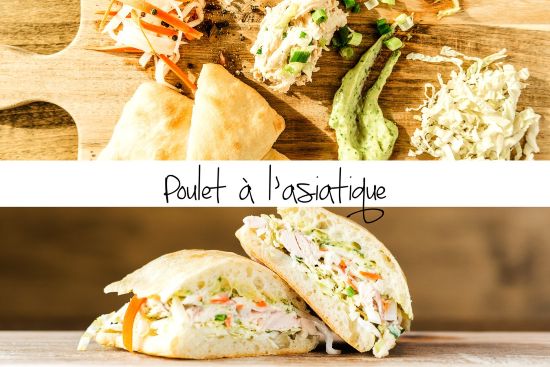 sandwich-ciabatta-poulet-asiatique sandwich ciabatta poulet à l'asiatique